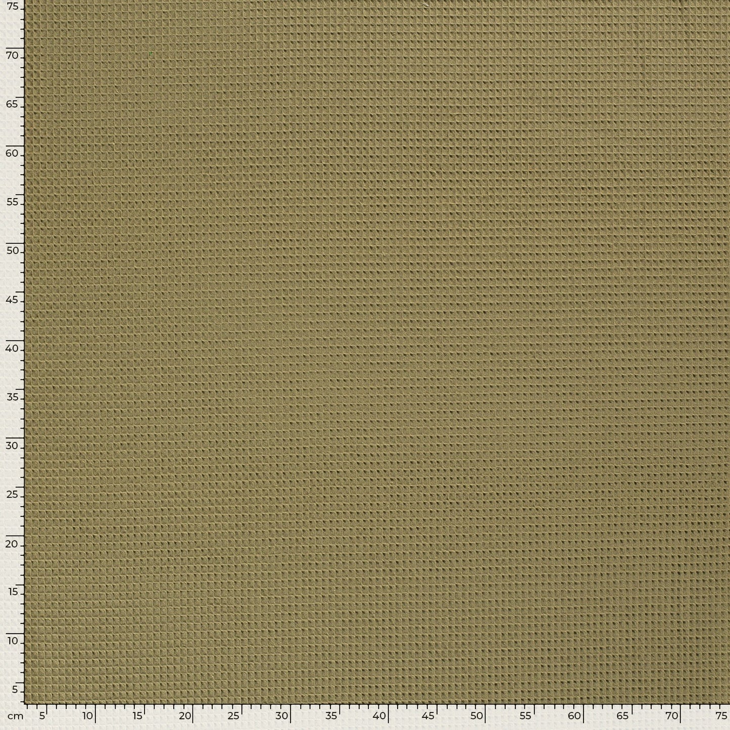 Cotton Waffle Olive Green