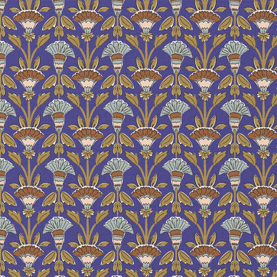 Printed Cotton Kantha Blue / Green