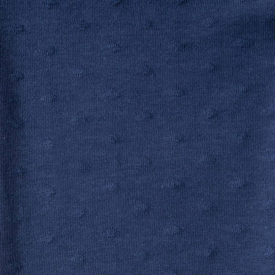 Polka Dot Textured Jersey Indigo