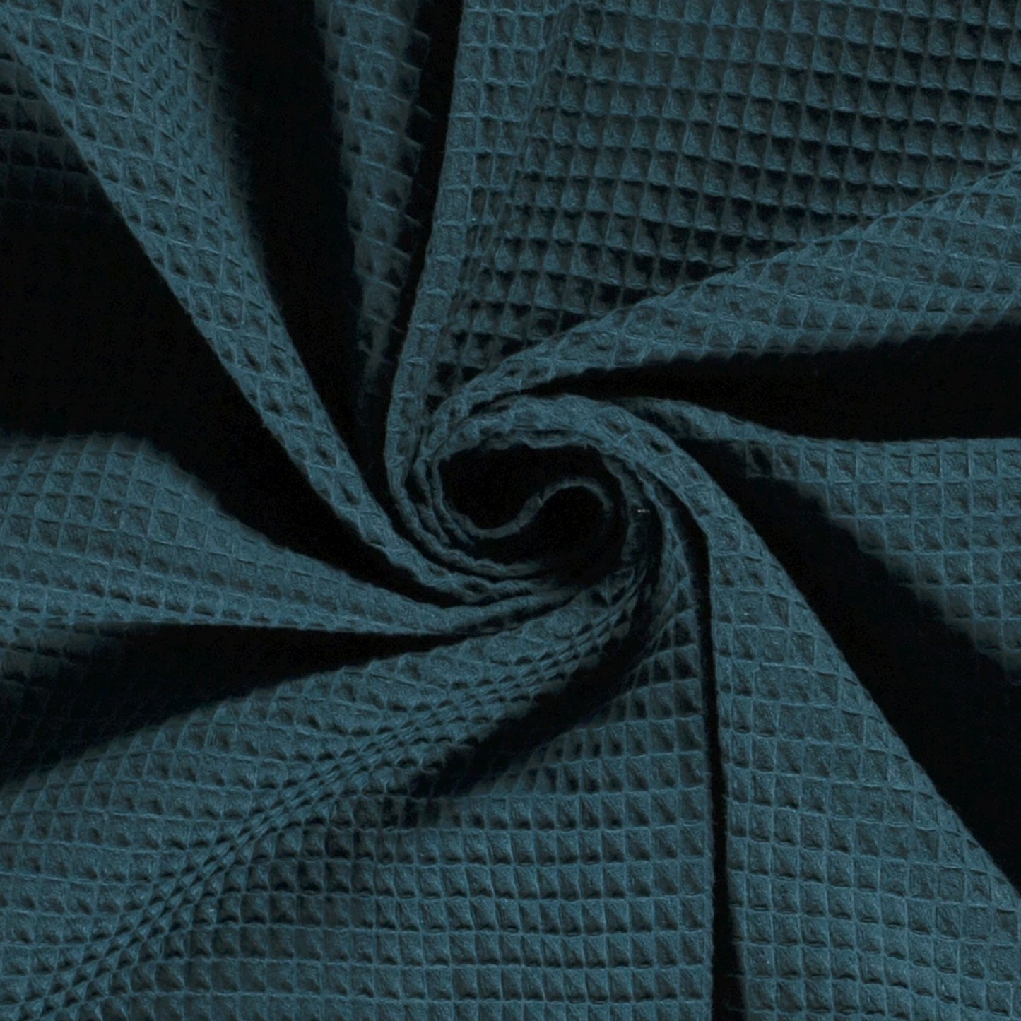 Cotton Waffle Petrol