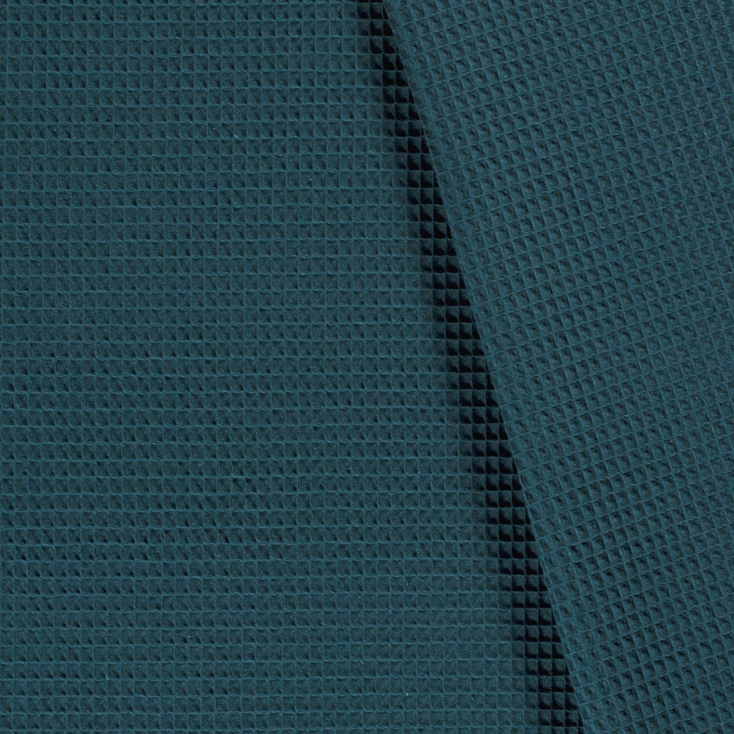 Cotton Waffle Petrol