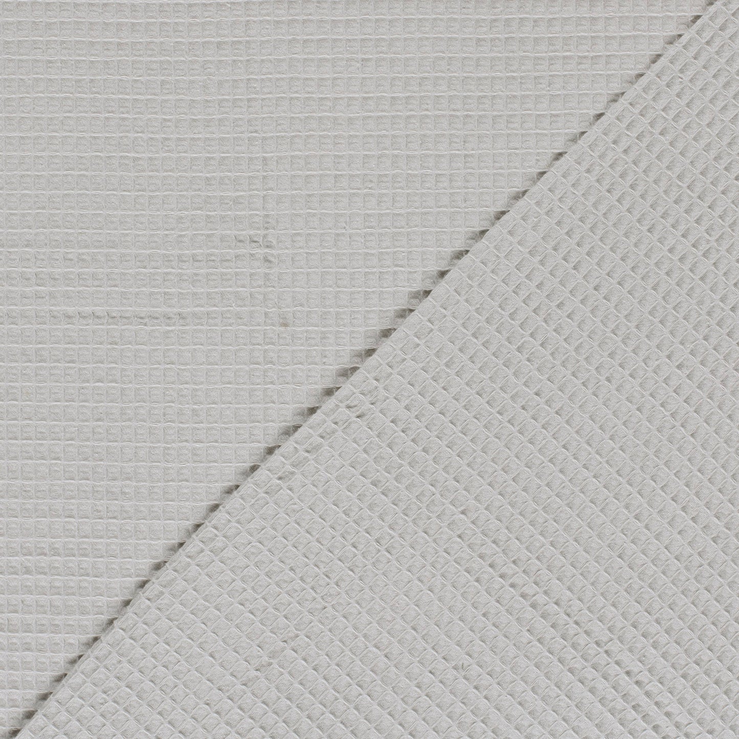 Cotton Waffle Light Grey