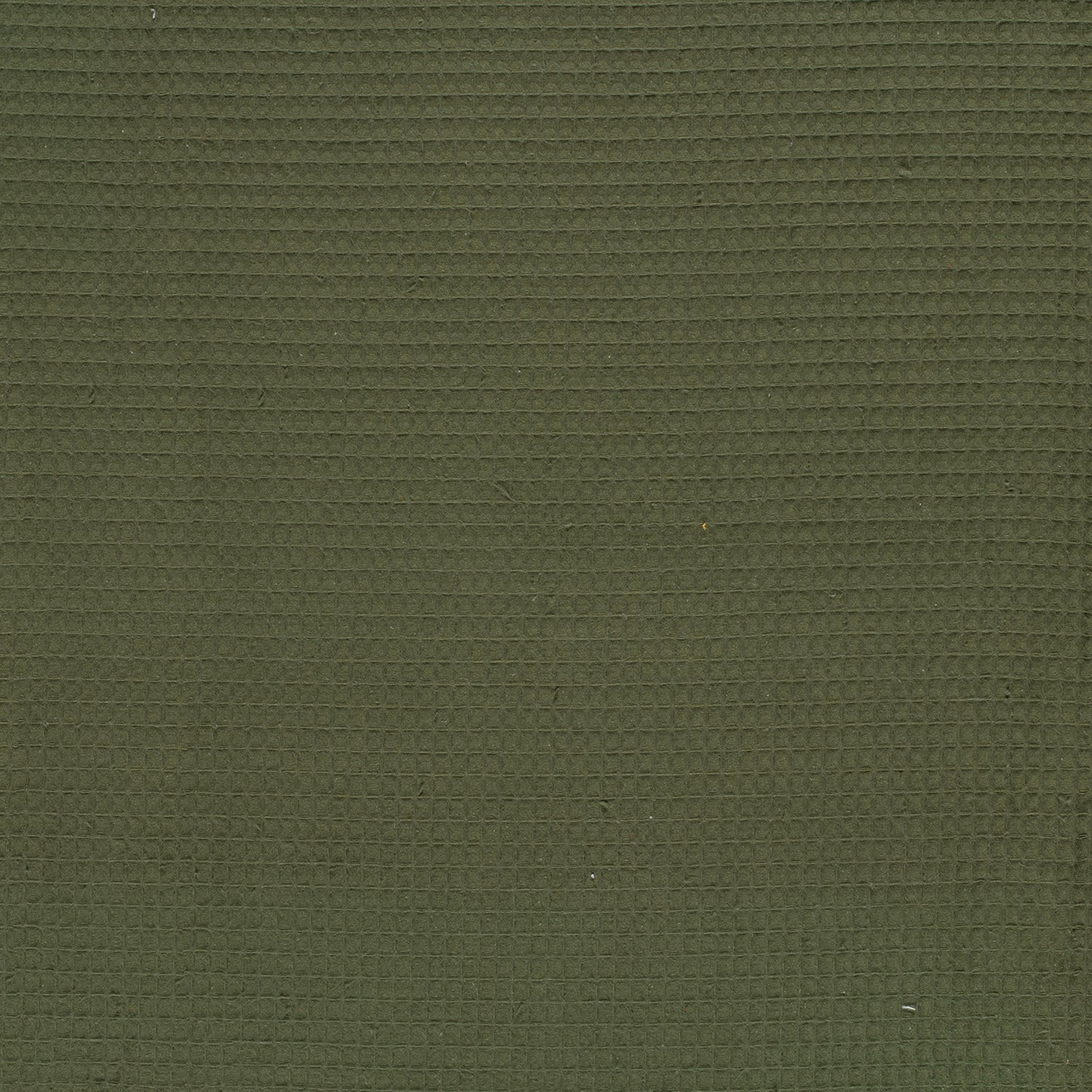 Cotton Waffle Khaki Green