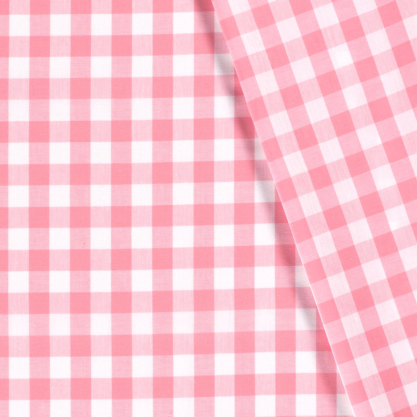 Cotton Poplin Gingham Pink 10 mm