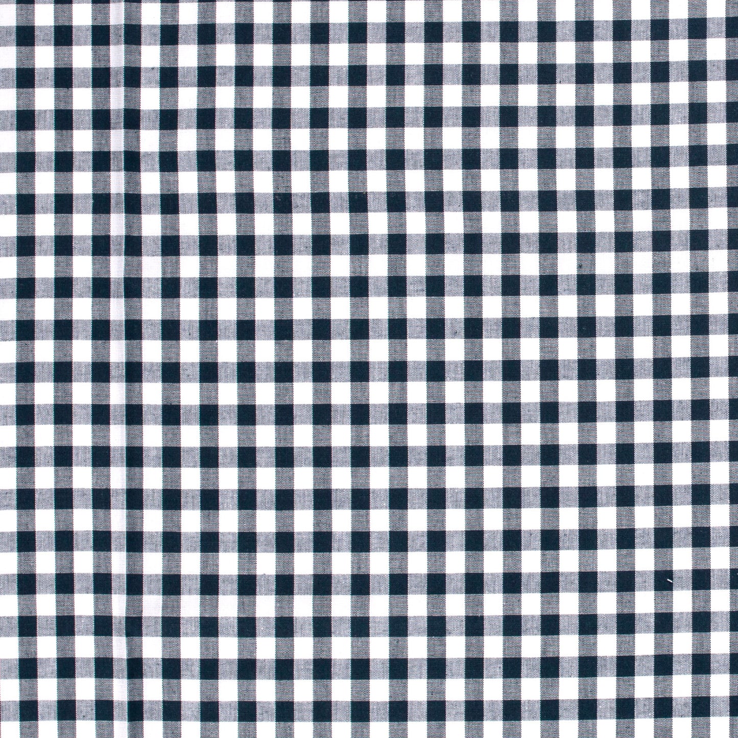 Cotton Poplin Gingham Navy 5 mm