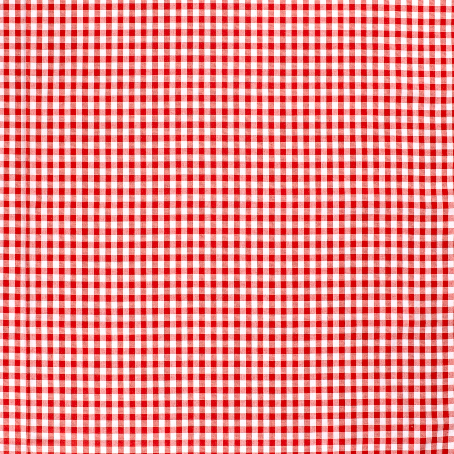 Cotton Poplin Gingham Red 5 mm
