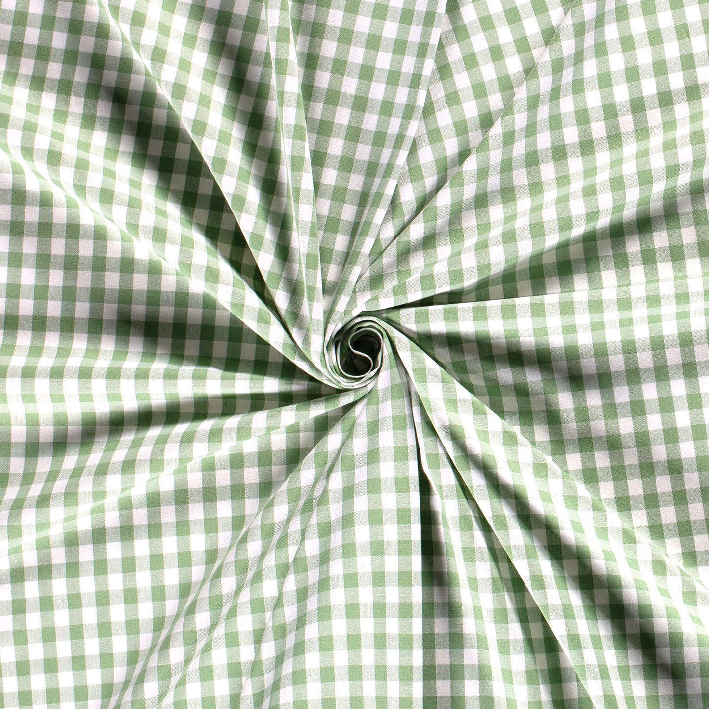 Cotton Poplin Gingham Mint 5 mm