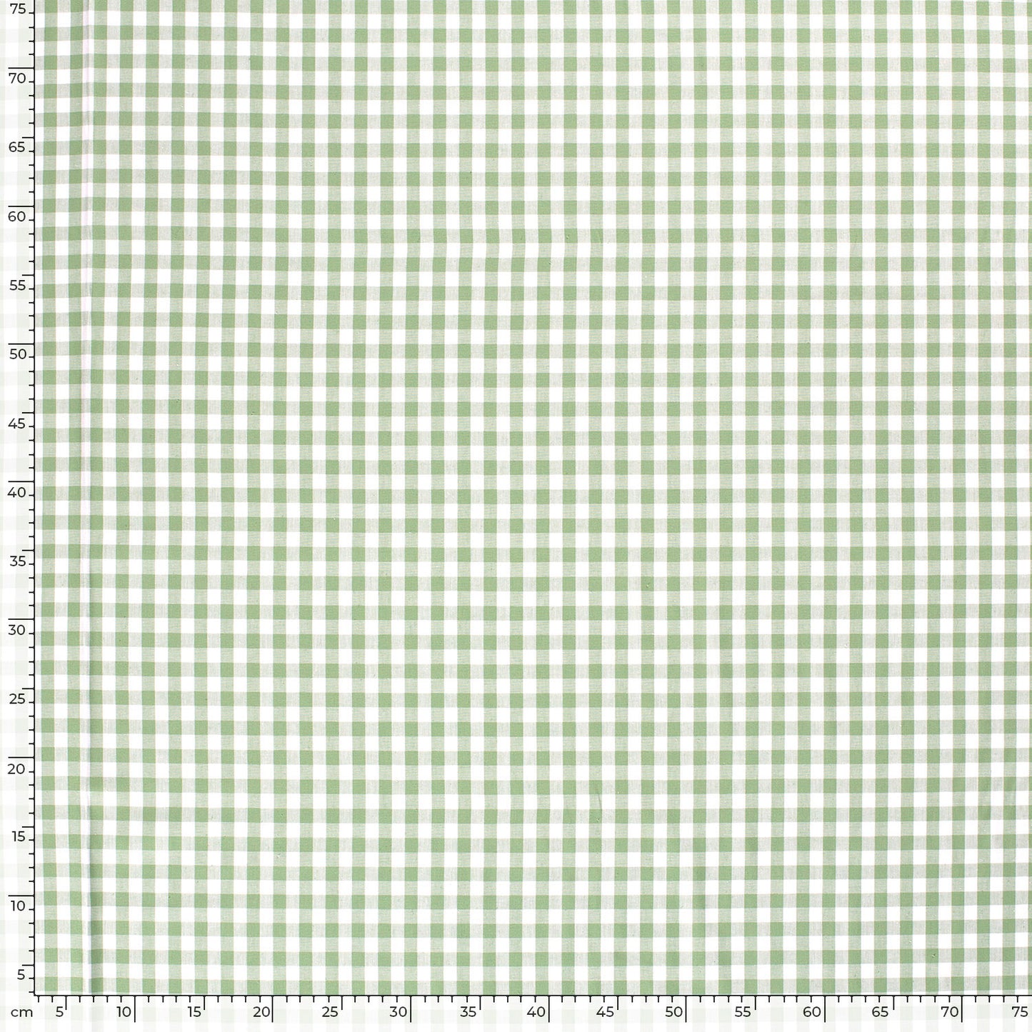 Cotton Poplin Gingham Mint 5 mm