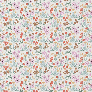 Printed Cotton Mathilde Ecru / Red