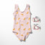 Swimwear Jersey UPF50 Fruits Light Pink