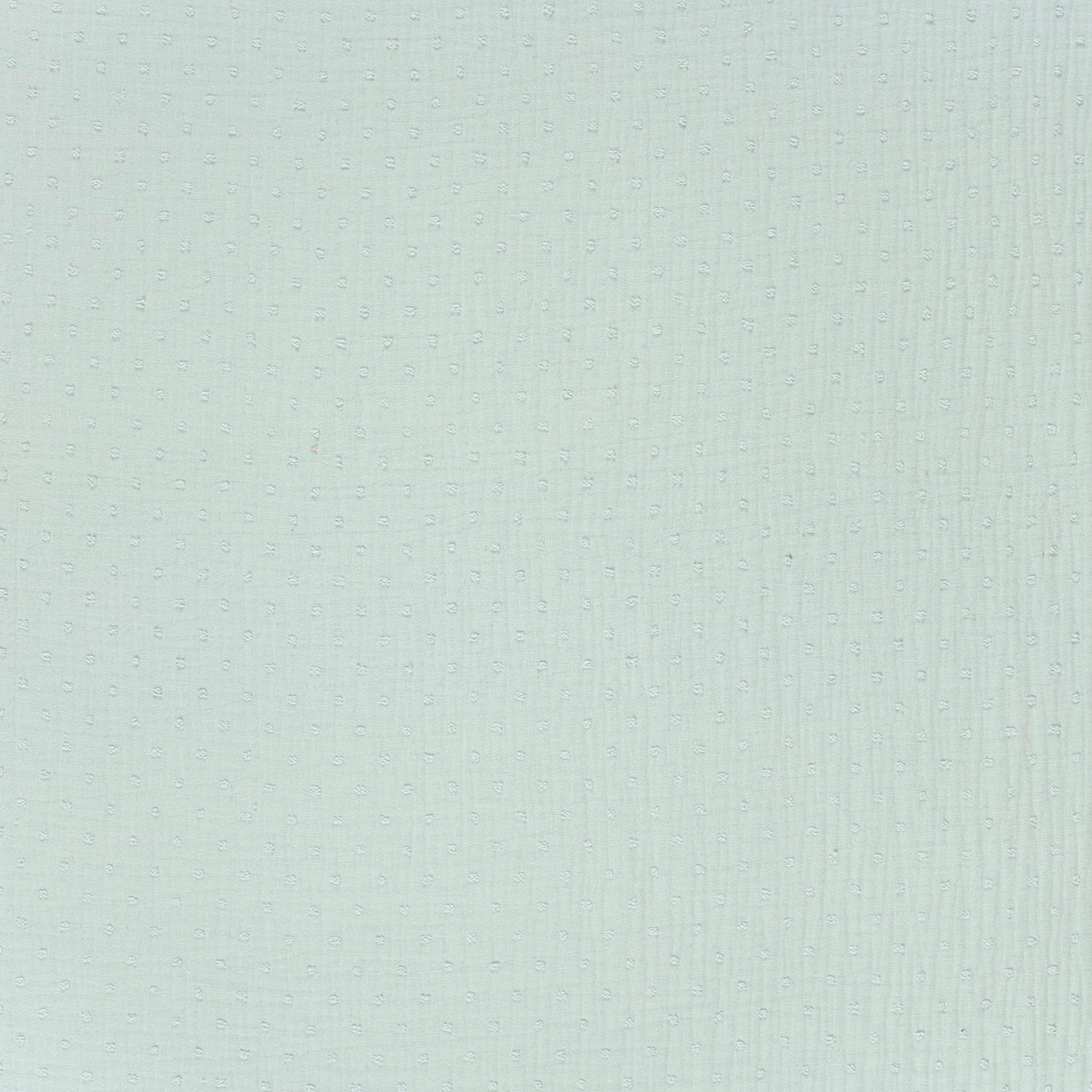 Double Gauze Dobby Dots Mint