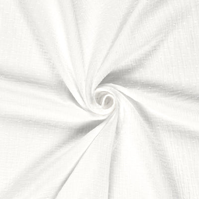 Double Gauze Dobby Dots Off White