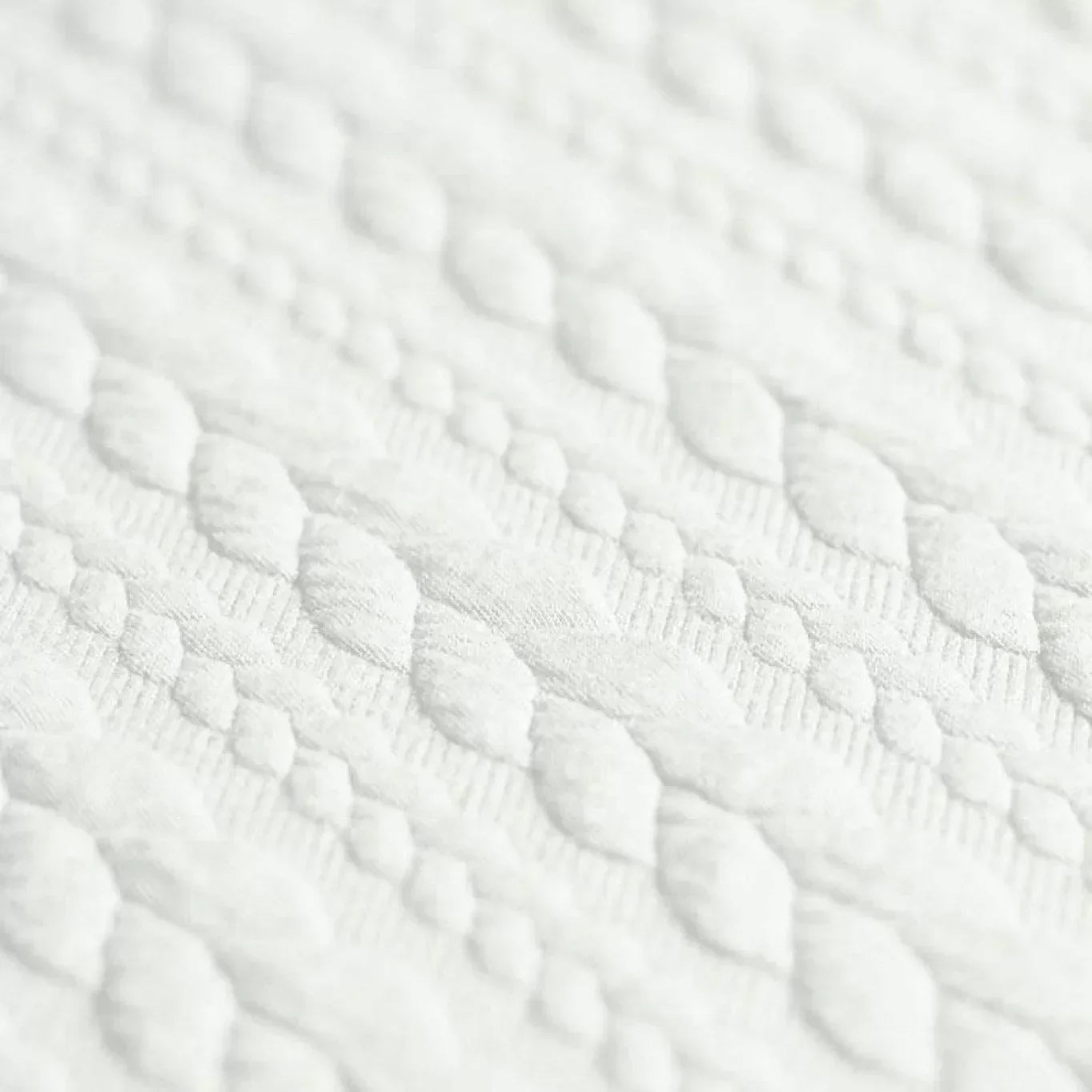 Cable Knit Jacquard Ecru