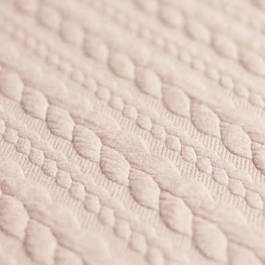 Cable Knit Jacquard Light Beige