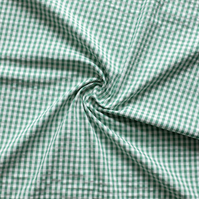 Seersucker Cotton Eli Off-White / Green