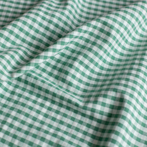 Seersucker Cotton Eli Off-White / Green