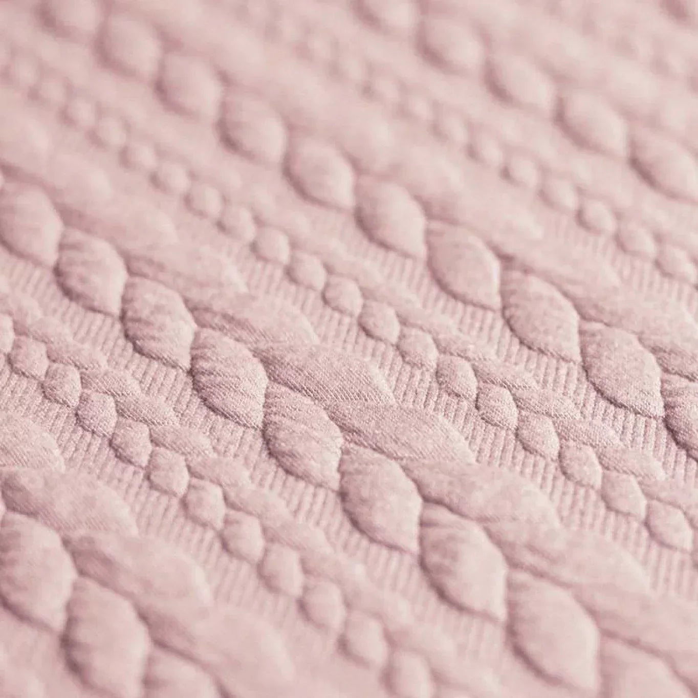 Cable Knit Jacquard Nude Pink