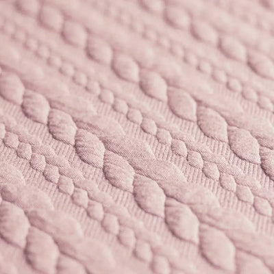 Cable Knit Jacquard Nude Pink
