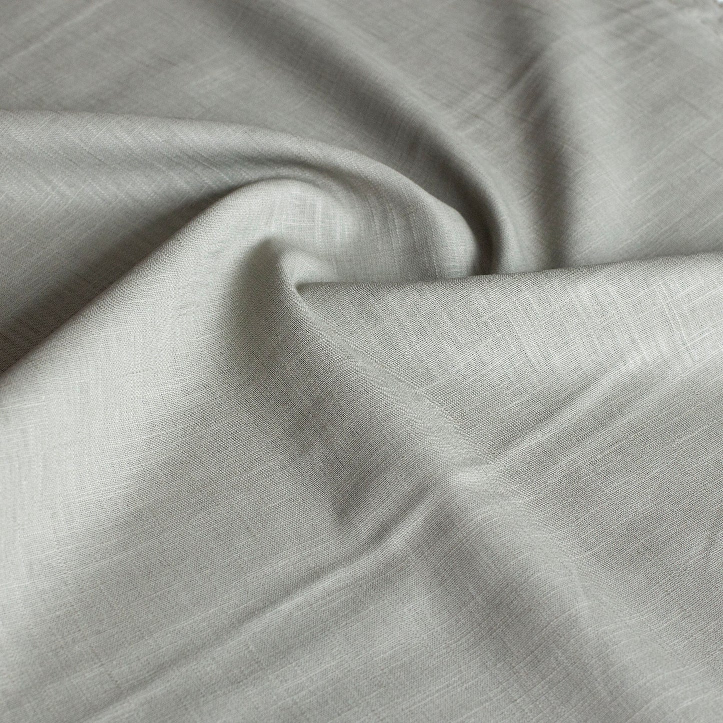 Washed Linen Khaki Grey