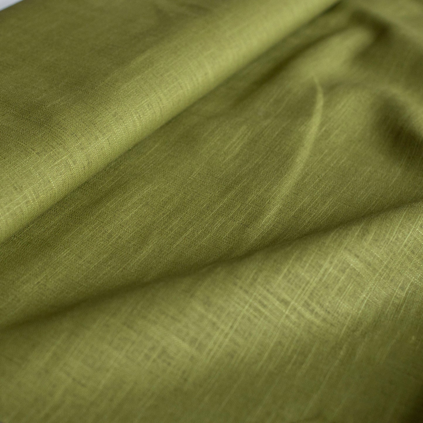 Washed Linen Moss Green