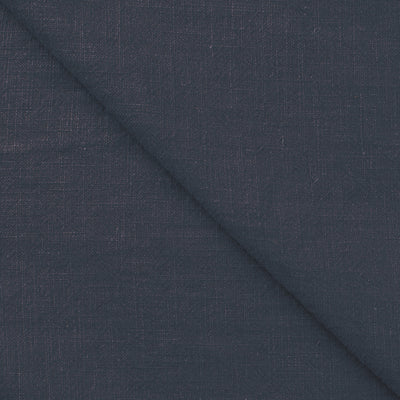 Stonewashed Linen Dark Jeans Blue